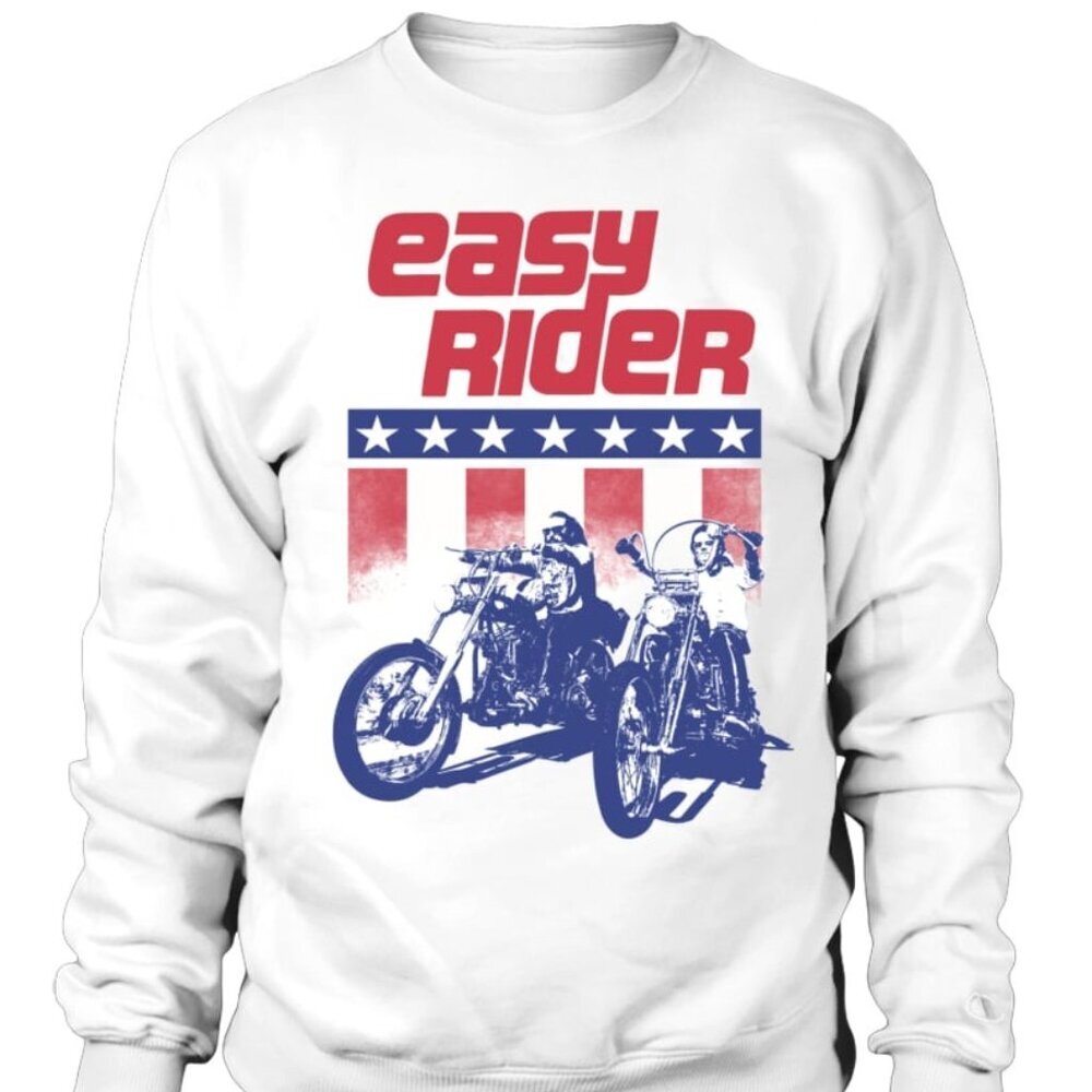 Easy Rider Born To Be Wild Sweatshirt Classic Motorbike Movie Crewneck Pullover